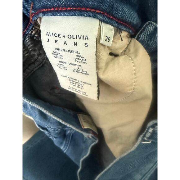 alice + olivia - Cay wide-leg cargo jeans - size 25 - Picture 3 of 4